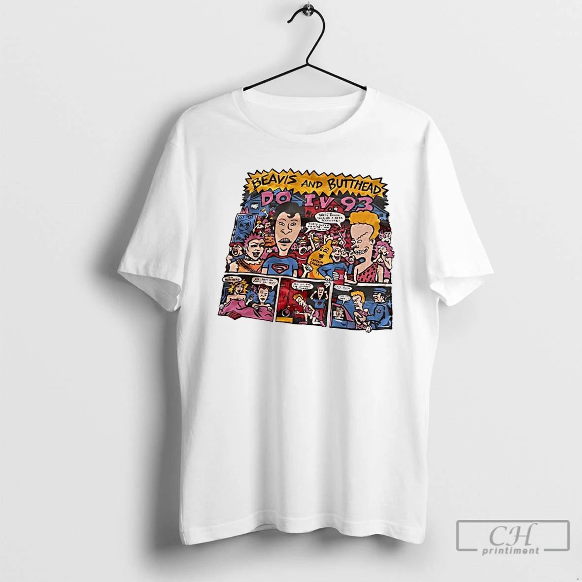 Classic Rare Beavis And Butthead Do Iv 93 Vintage T Shirts