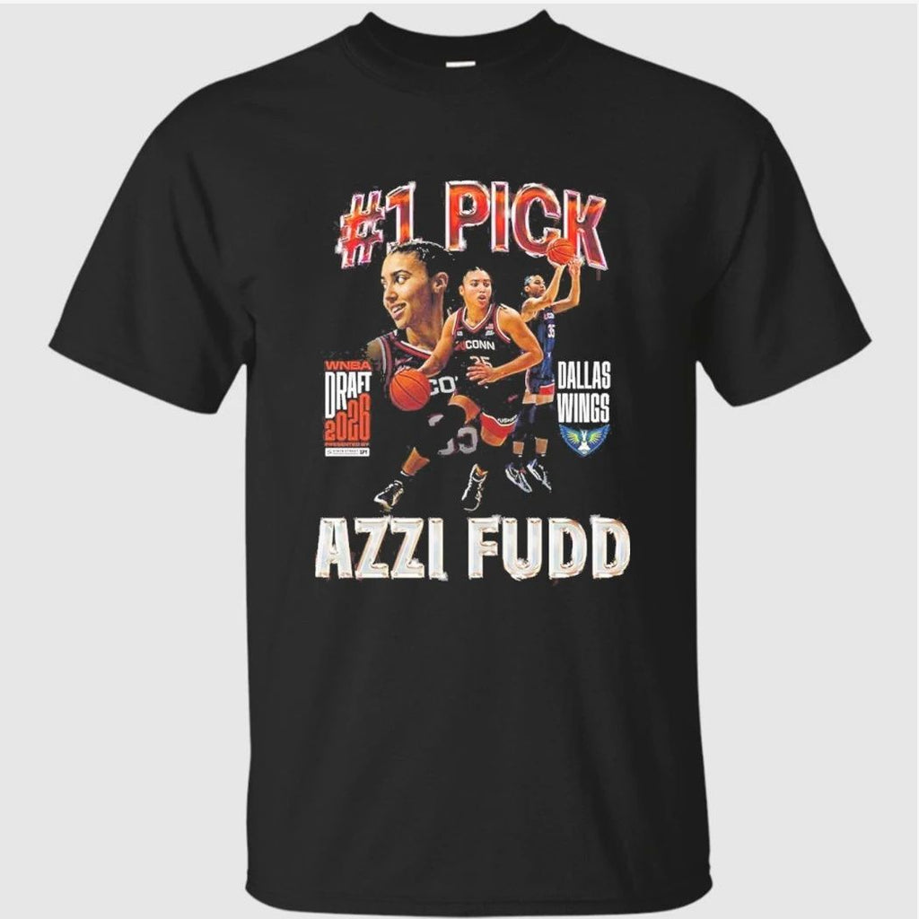 Azzi Fudd No 1 Overall Pick The 2026 WNBA Draft Shirt