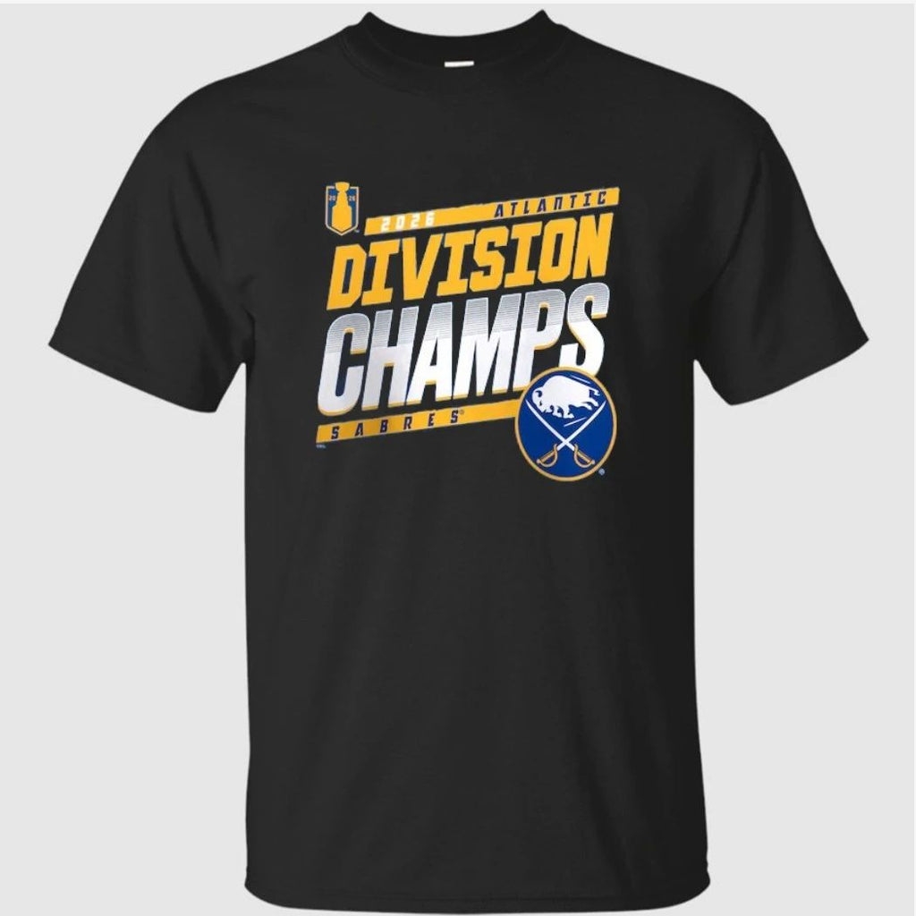 Buffalo Sabres Royal 2026 Atlantic Division Champions T-Shirt