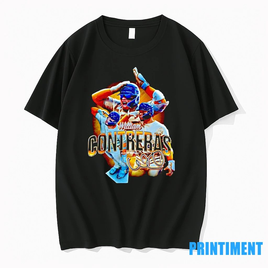 William Contreras Milwaukee Brewers Baseball Signature Graphic Tshirts Sweater