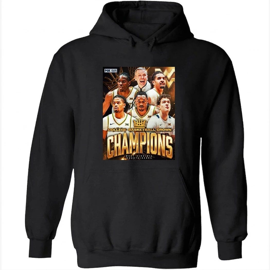 Congrats West Virginia Mountaineers Champions College Basketball Crown 2026 Poster Shirt