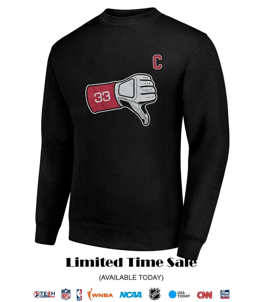 Cleveland Guardians 33 Tek thumbs down shirt