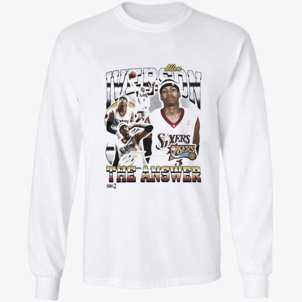 Allen Iverson Philadelphia 76ers Mitchell & Ness Hardwood Classics Commemorative Player T-Shirt