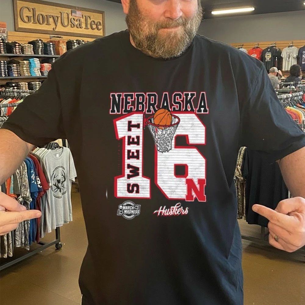 Nebraska Cornhuskers 2026 NCAA March Madness Sweet 16 Bound Huskers Shirt