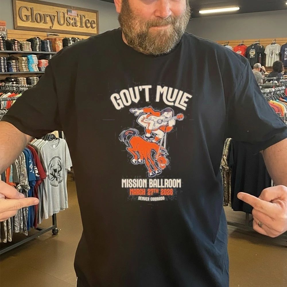Gov’t Mule Mar 27, 2026 at Mission Ballroom, Denver Tour Shirt