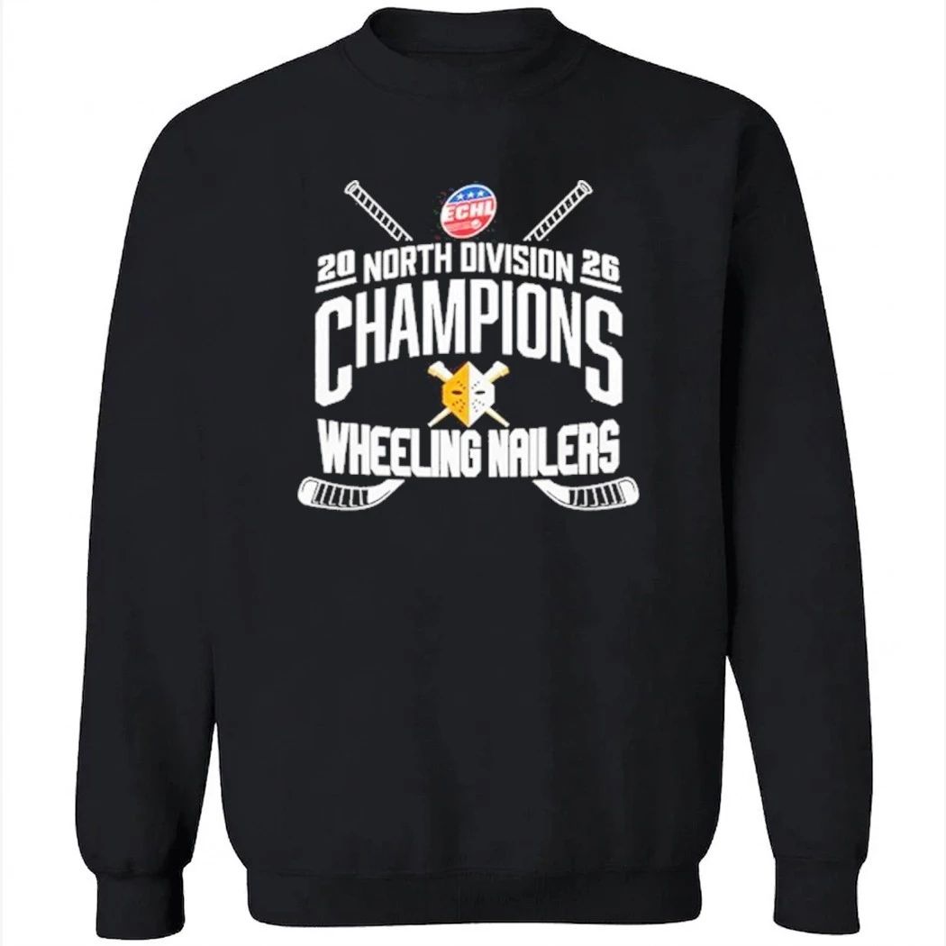Wheeling Nailers 2026 North Division Champions Shirt