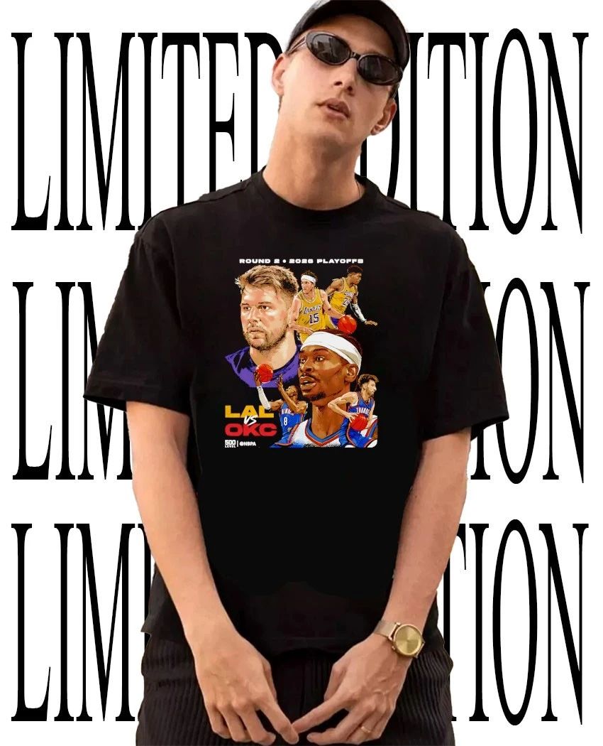 Round 2 2026 NBA Playoffs Los Angeles Lakers vs Oklahoma City Thunder shirt