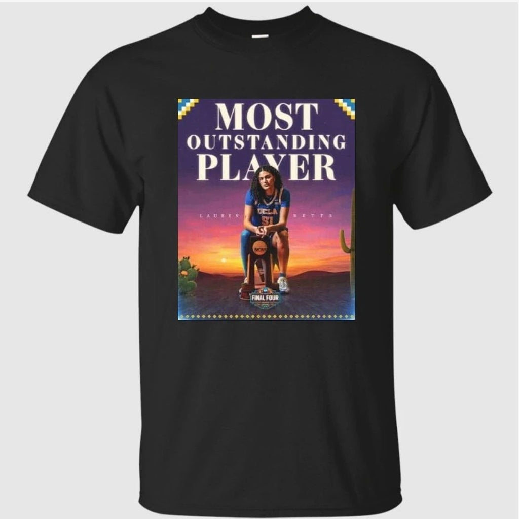 Lauren Betts Is Your 2026 Most Outstanding Player Champions 2026 NCAA Division I Shirt