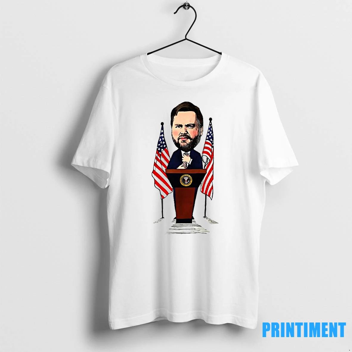J D Vance Becoming President Caricature Tshirts Sweater