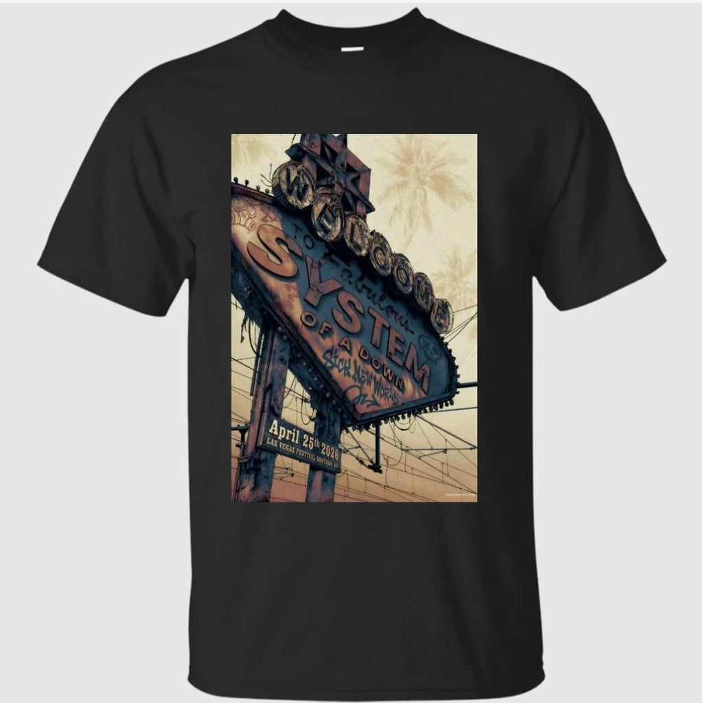 System Of A Down Las Vegas Festival Grounds, NV Apr 25 2026 Poster Shirt