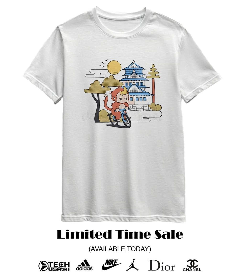 Monkey out for a ride shirt