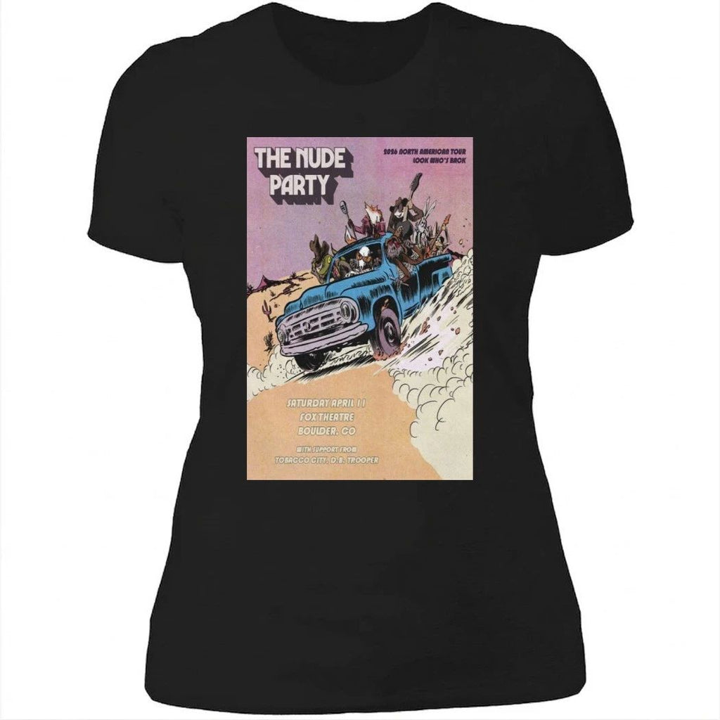 The Nude Party Poster The Fox Theatre April 11 2026 Shirt