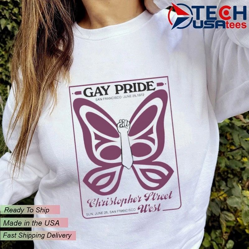 Gay Pride Christopher Street West San Francisco 1972 shirt