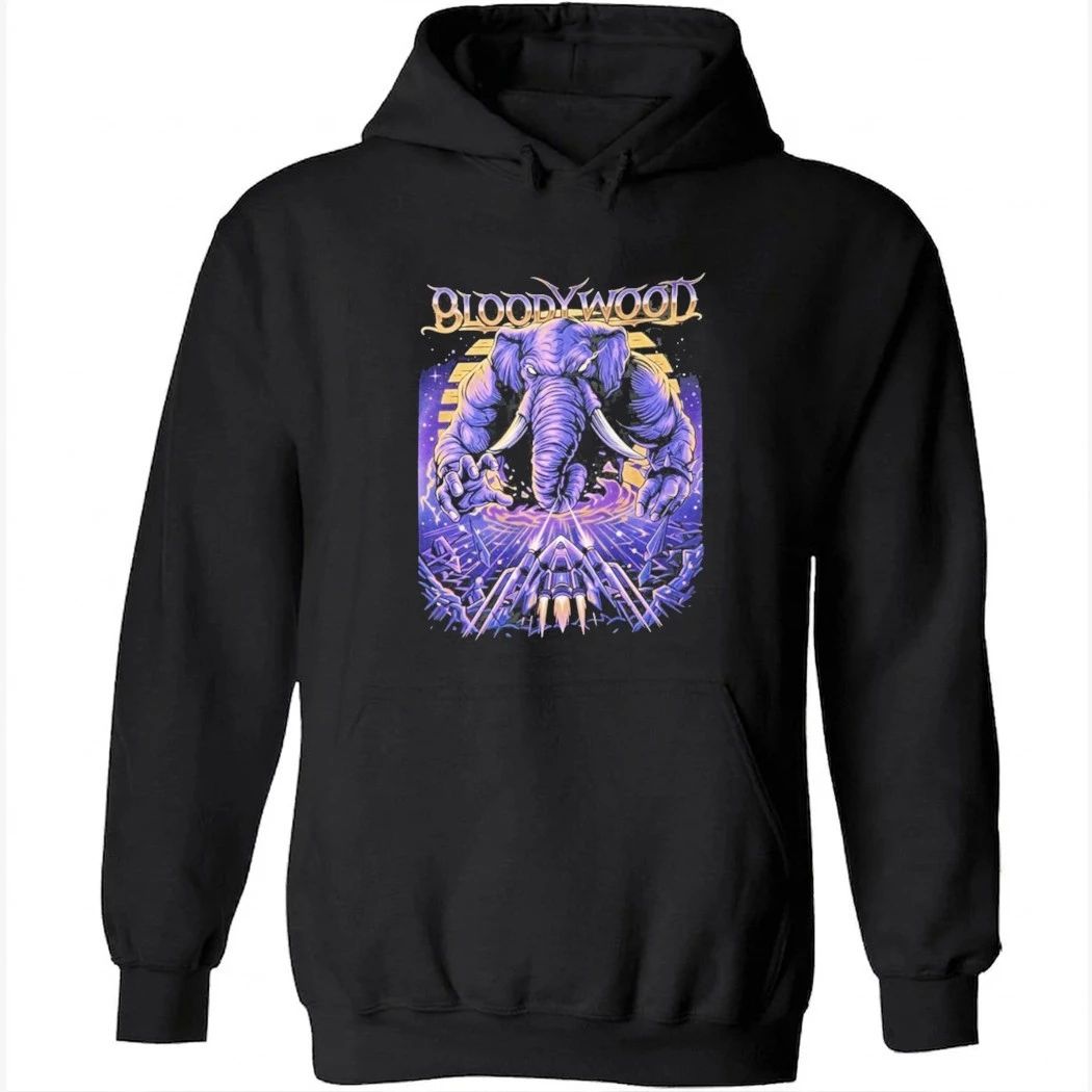 Bloodywood Merch System Of A Brown USA Tour 2026 Cosmic Elephant Shirt