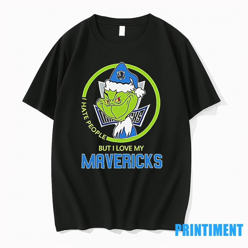 The Grinch I Hate People But I Love My Dallas Mavericks Tshirts Sweater