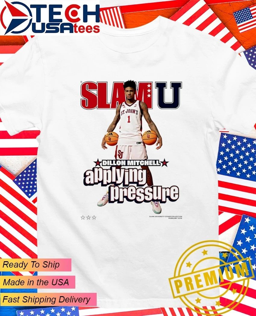 SLAM St. John’s Red Storm Dillon Mitchell Applying Pressure shirt