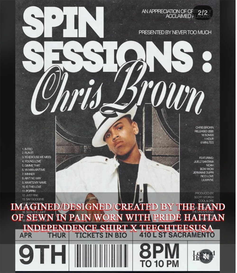 Spin Sessions Chris Brown shirt
