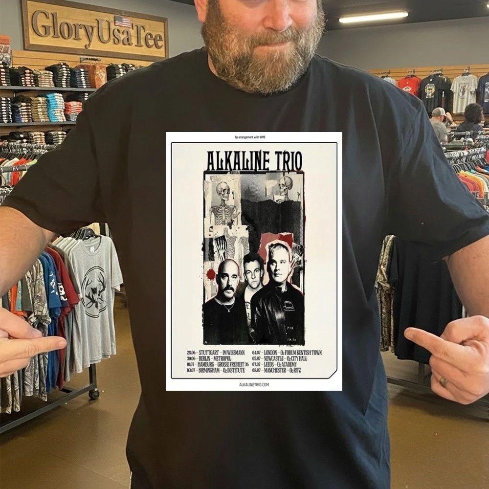 Alkaline Trio Tour 2026 Poster Shirt