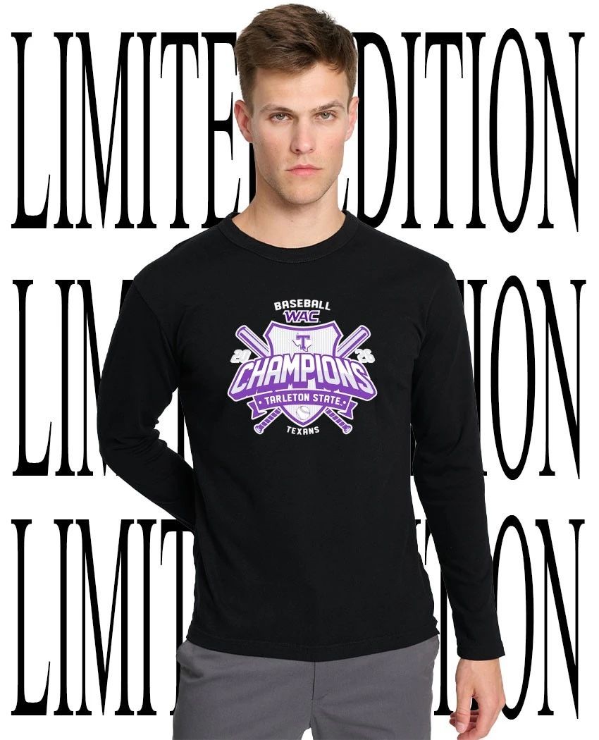 Tarleton State Baseball WAC Champions 2026 Texans shirt