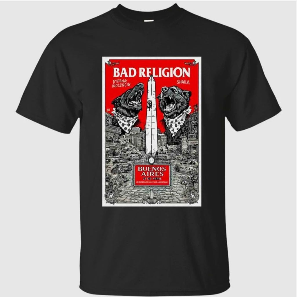 Bad Religion Apr 22 2026 Microstage Malvinas Argentinas In Buenos Aires Argentina Poster Shirt