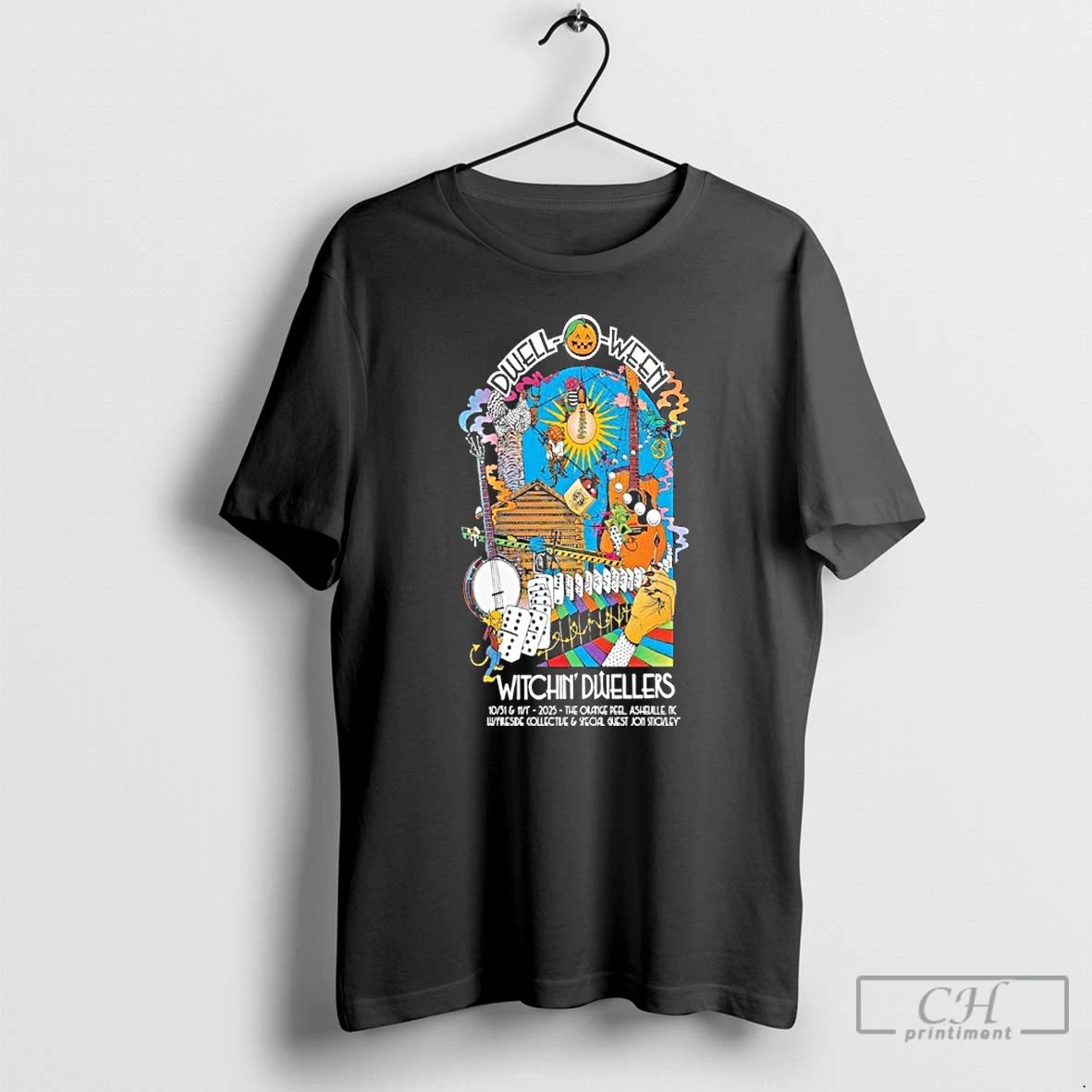 Classic Kitchen Dwellers Halloween Shows 2025 In Asheville Nc T Shirts
