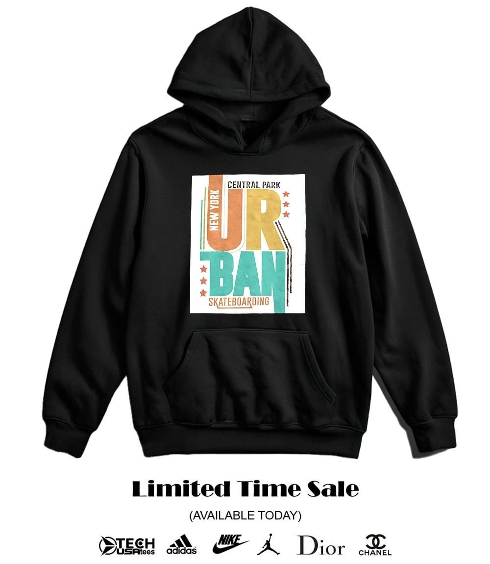 New York Central Park Urban Skateboarding shirt