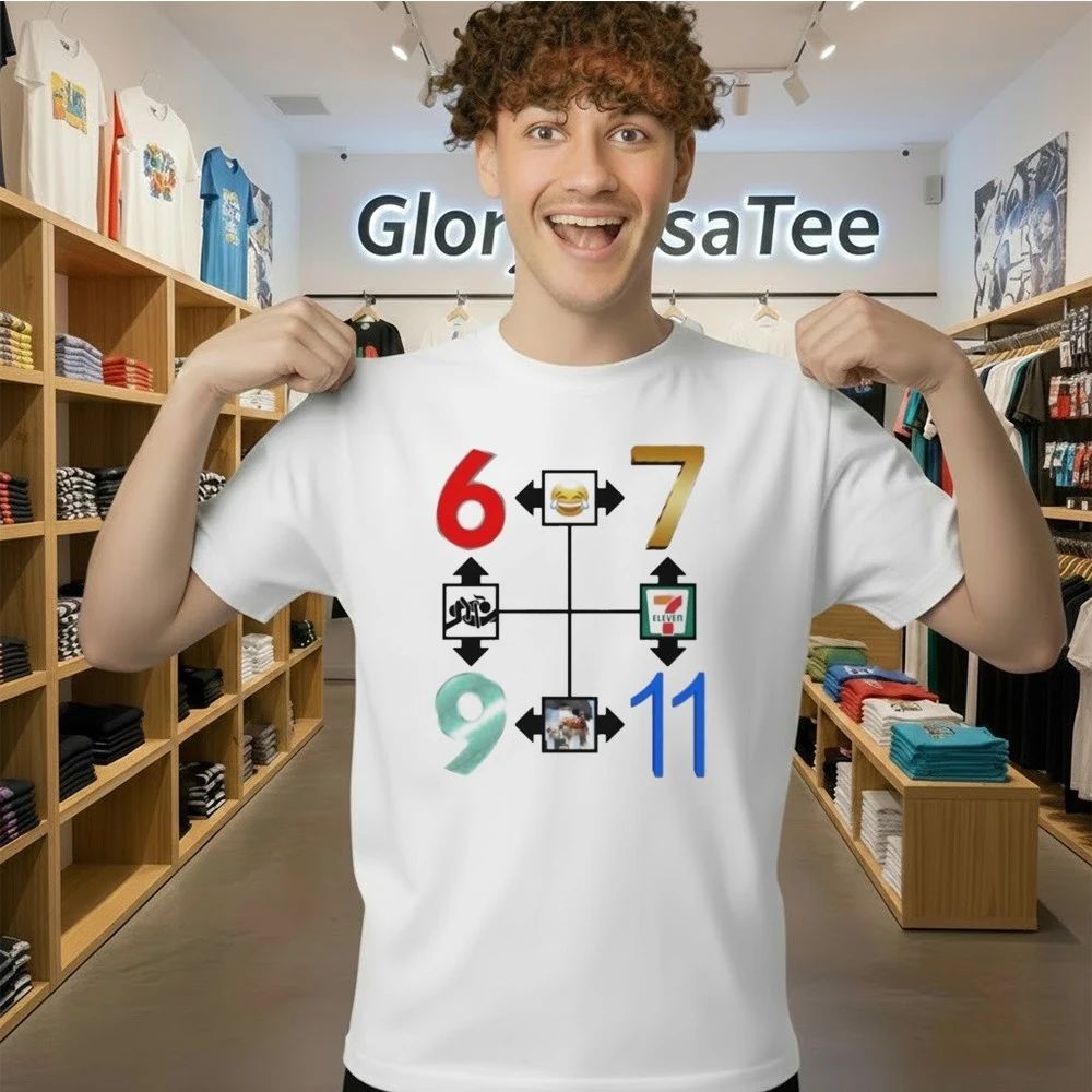 Six Seven Nine Eleven Funny Shirt