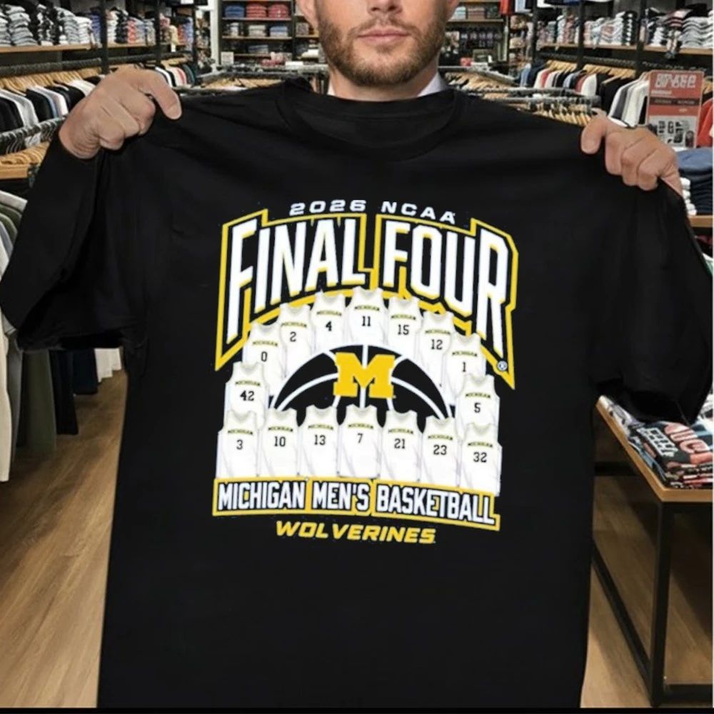 Michigan Wolverines 2026 Final Four NCAA men’s basketball Jersey shirt