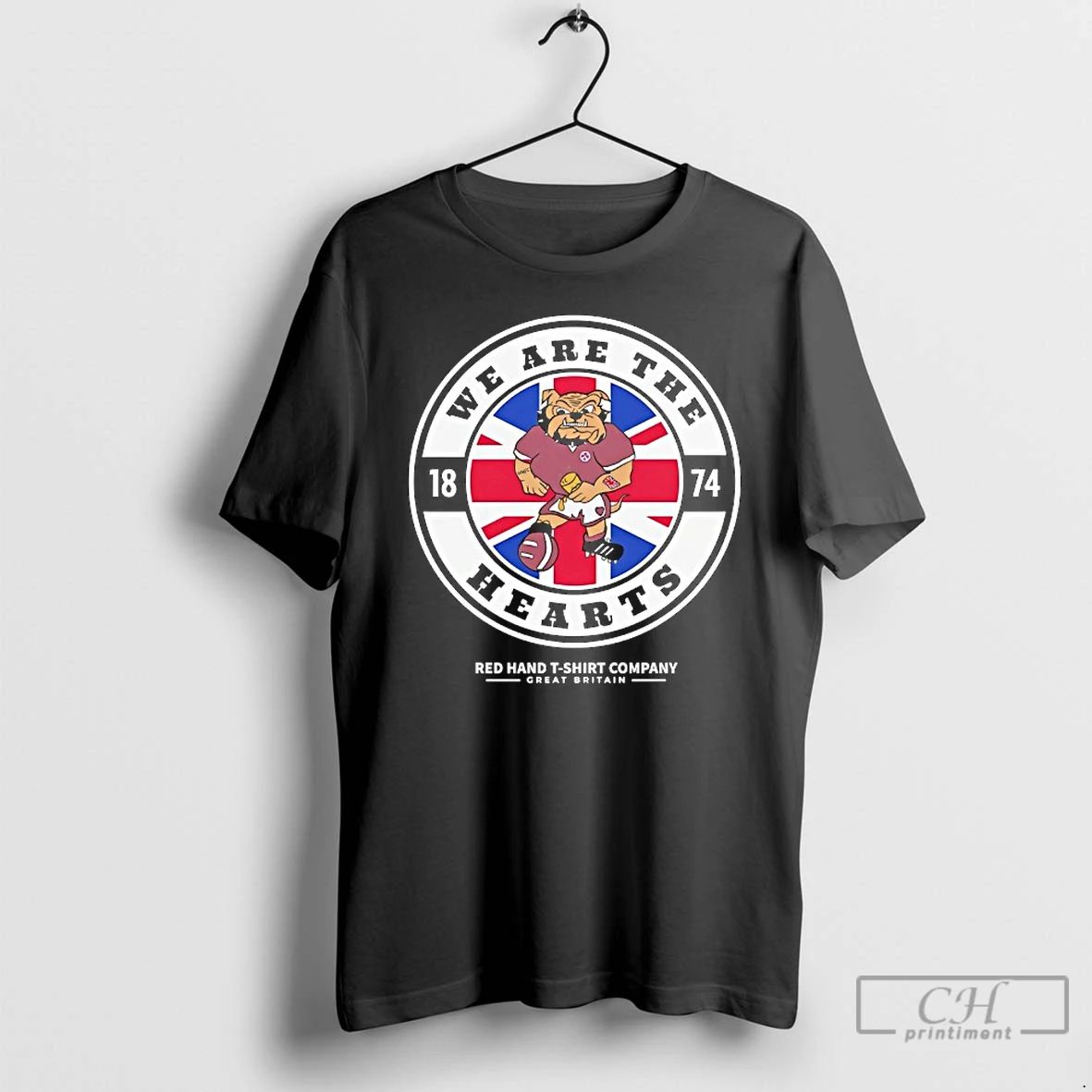 Classic We Are The Hearts 1874 Red Hand Company Great Britain T Shirts