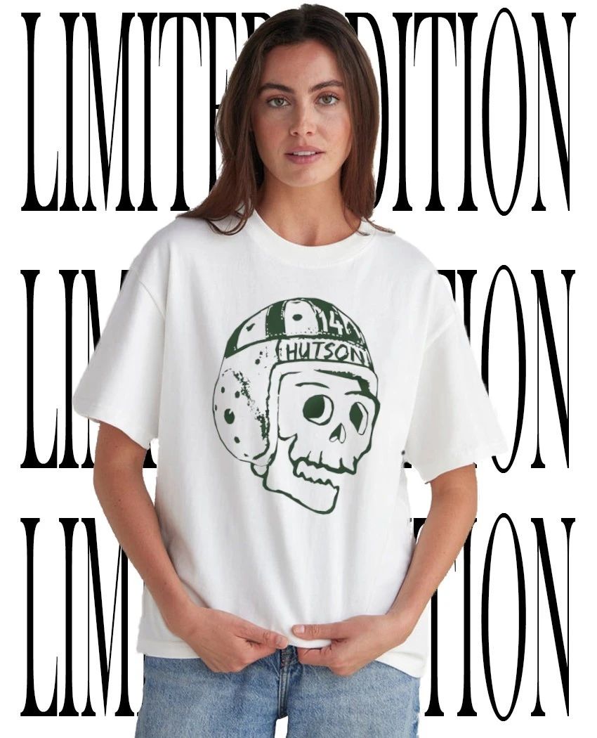 Leather Helmet Hutson Skull shirt