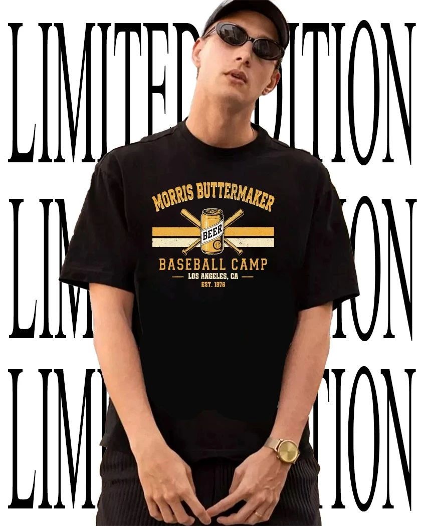Morris Buttermaker’s Baseball Camp Beer shirt