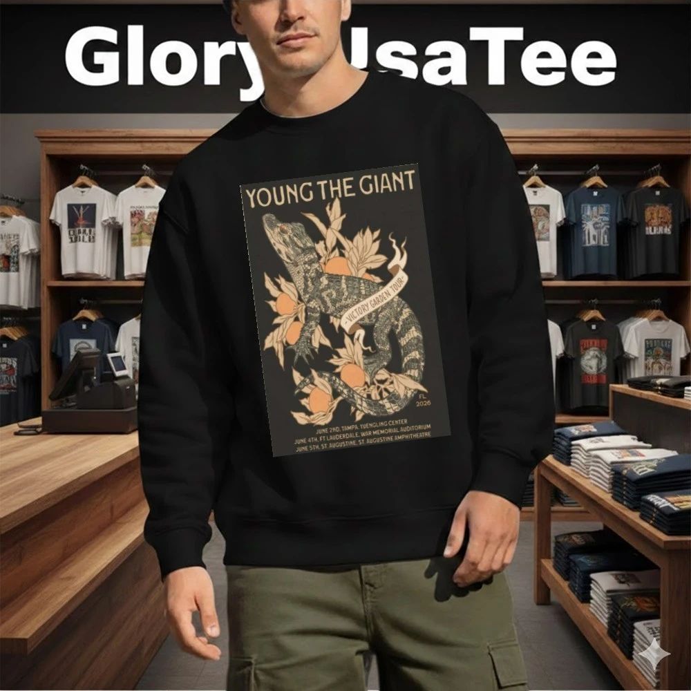 Young The Giant Victory Garden Tour 2026 Poster Shirt
