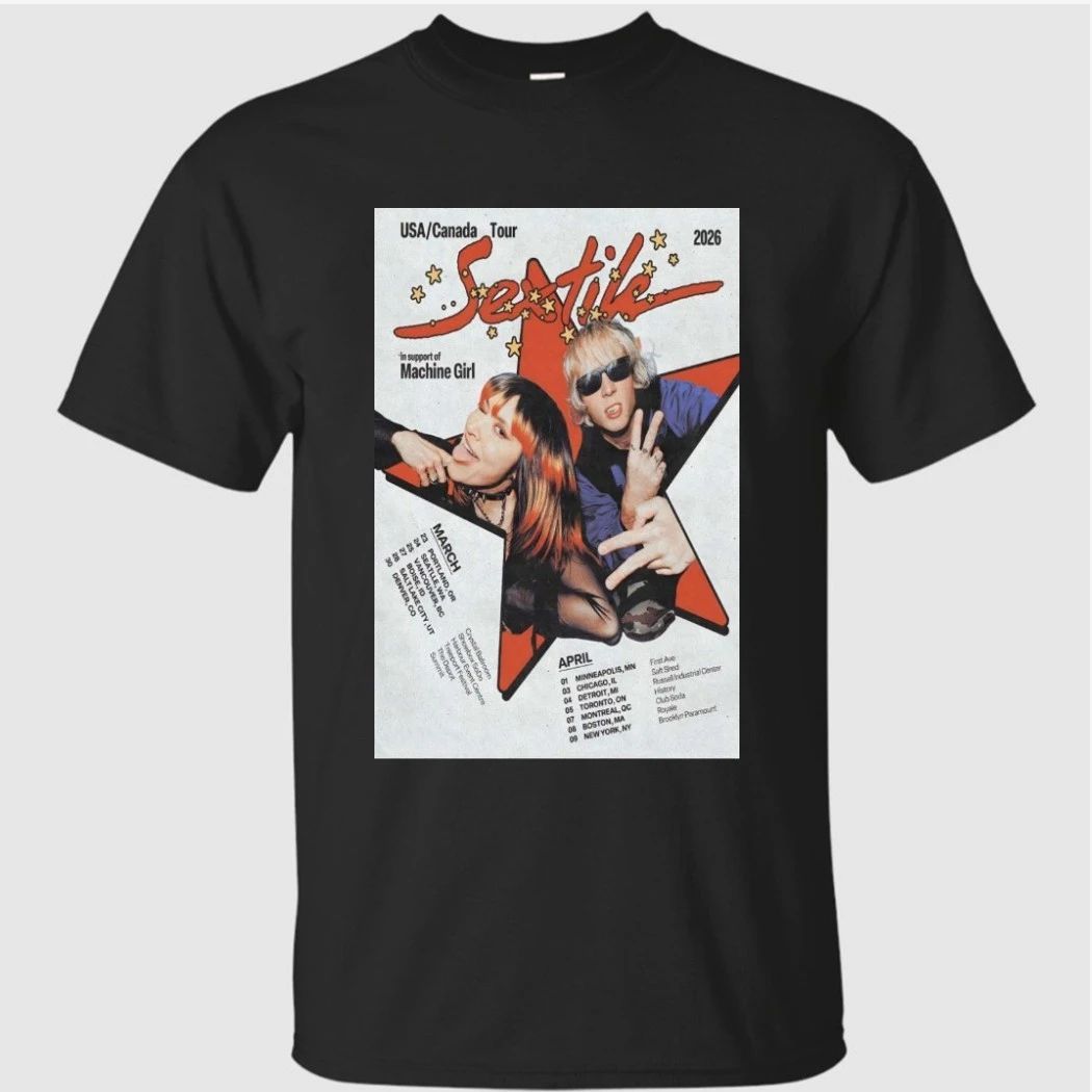SEXTILE USA And Canada 2026 Tour Shirt