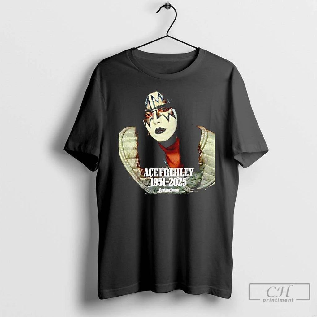 Classic Ace Frehley Rip T Shirts