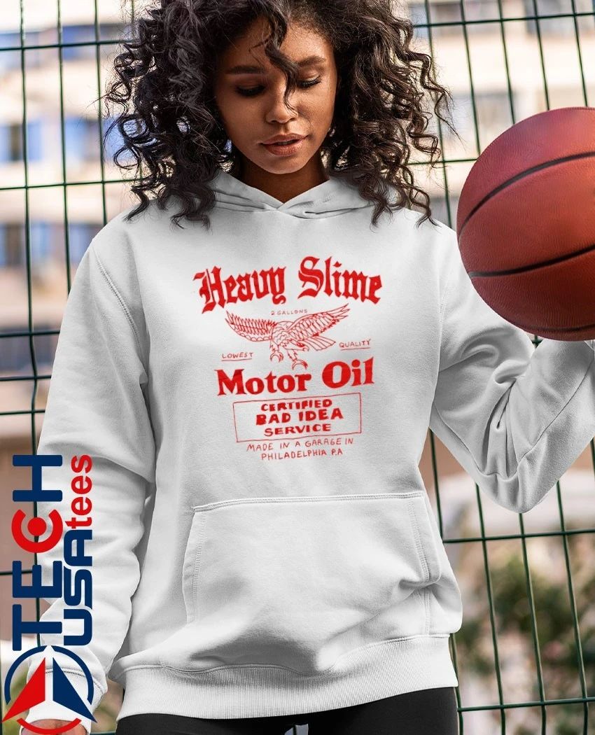 Heavy Slime Motor Oil Certified Bad Idea Service shirt