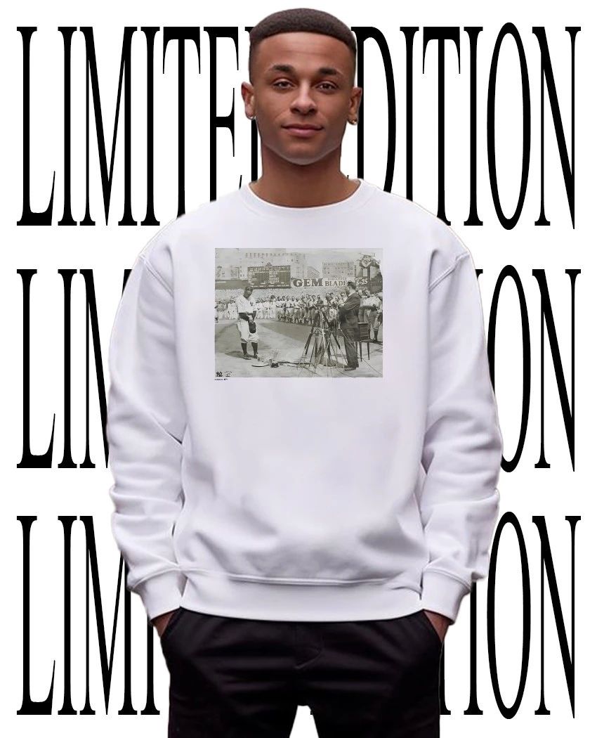 Lou Gehrig Yankee Stadium 1939 shirt