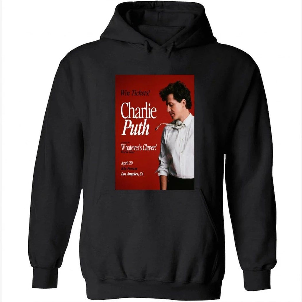 Charlie Puth April 29 2026 in Los Angeles, CA Concert Poster Shirt