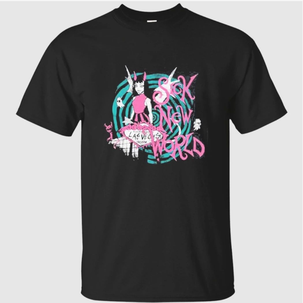Sick New World Las Vegas 2026 Festival Merch Tee At Las Vegas Festival Grounds On April 25 2026 The Vampire Bat Girl T-Shirt