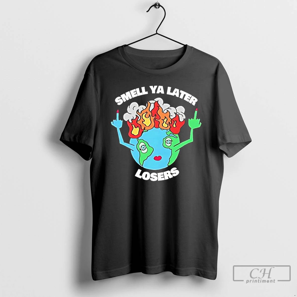 Classic Earth Smell Ya Later Losers T Shirts
