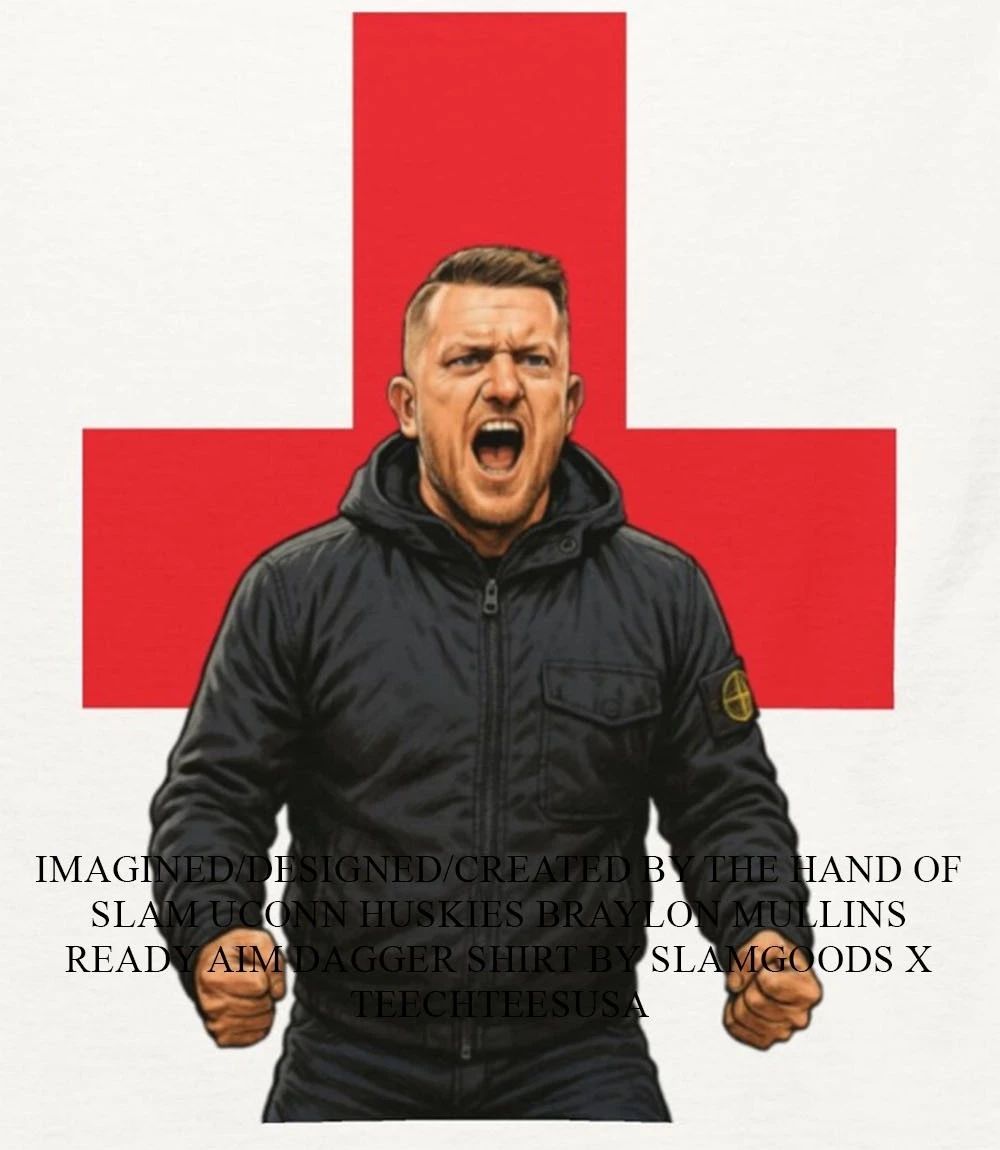 Tommy Robinson England flag shirt