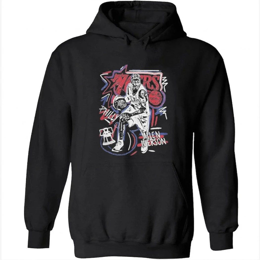 Philadelphia 76ers Allen Iverson Mitchell & Ness Chalked Up Shirt