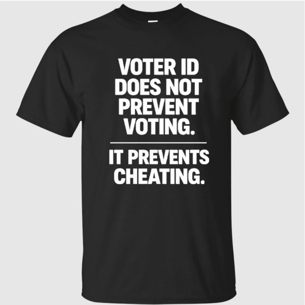 Voter ID Does Not Prevent Voting It Prevents Cheating Shirt