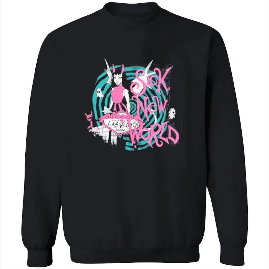 Sick New World Las Vegas 2026 Festival Merch Tee At Las Vegas Festival Grounds On April 25 2026 The Vampire Bat Girl T-Shirt