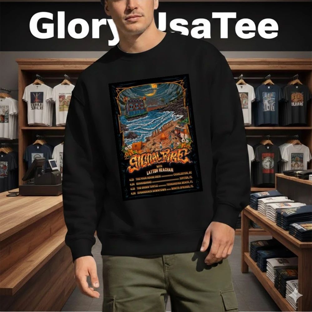 Signal Fire South America Spring 2026 Tour Poster Shirt