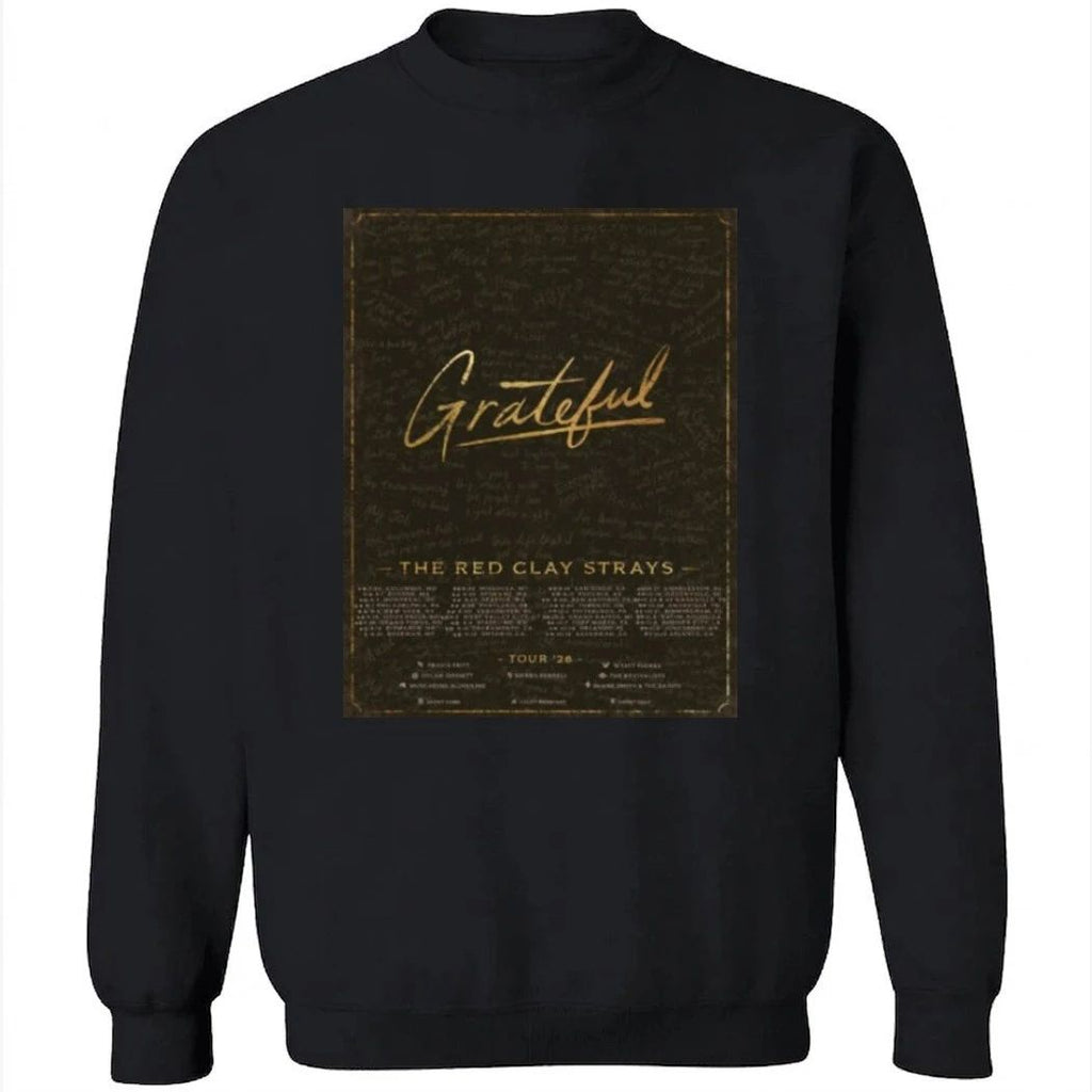 Red Clay Strays Grateful Tour 2026 Schedule Tour Dates Poster Shirt