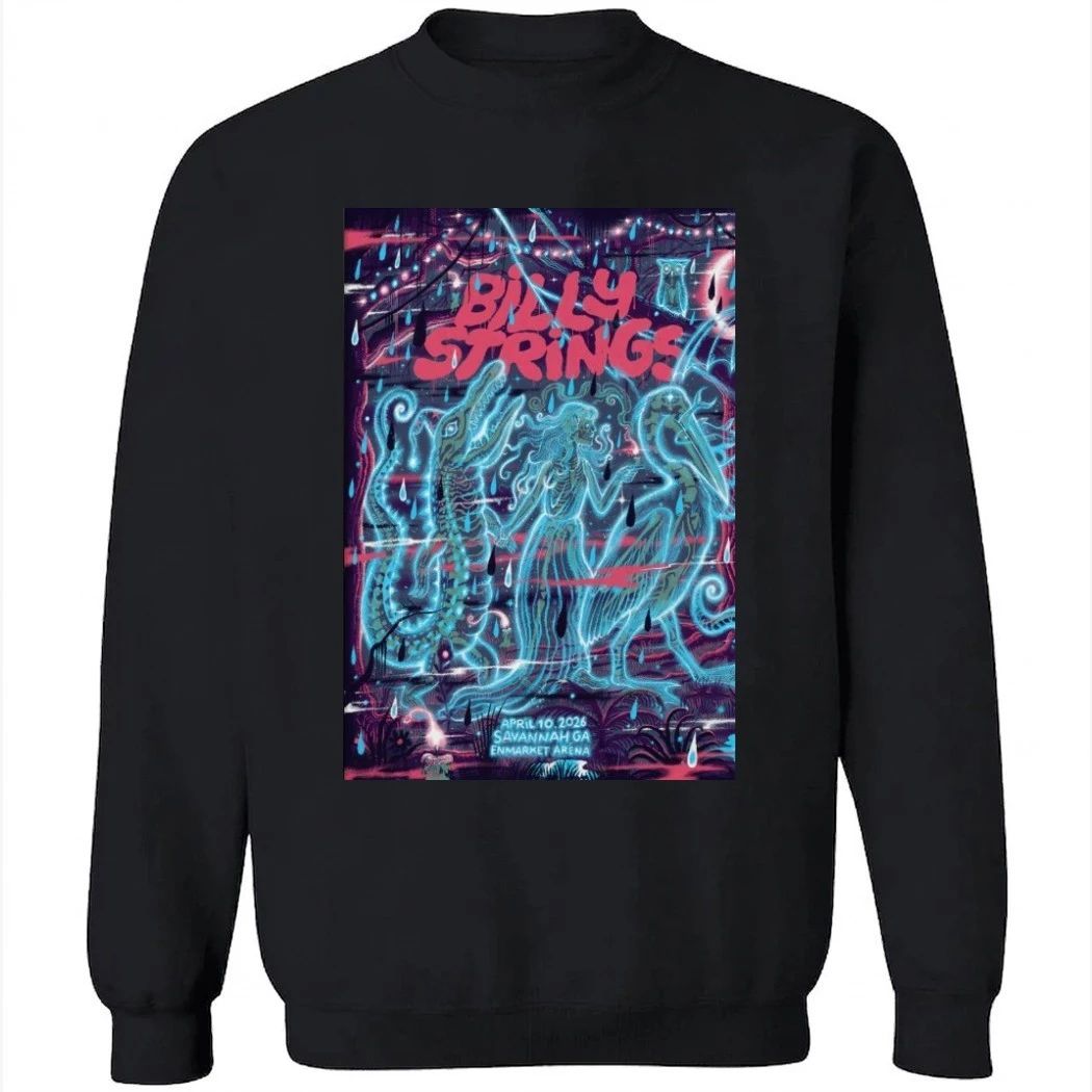 Billy Strings April 10 2026 In Savannah GA Shirt