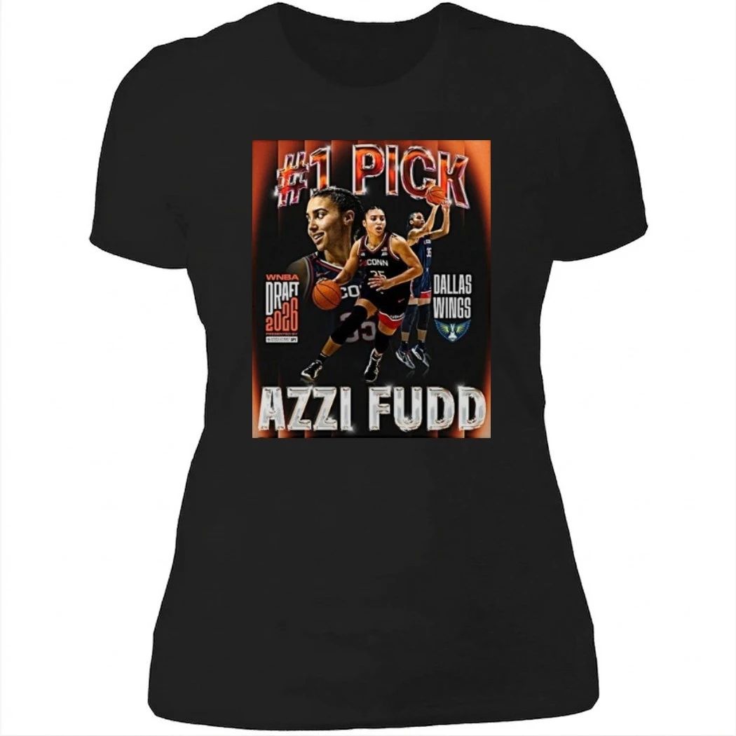 Uconn Huskies Basketball Azzi Fudd 2026 Wnba Draft By The Dallas Wings Shirt