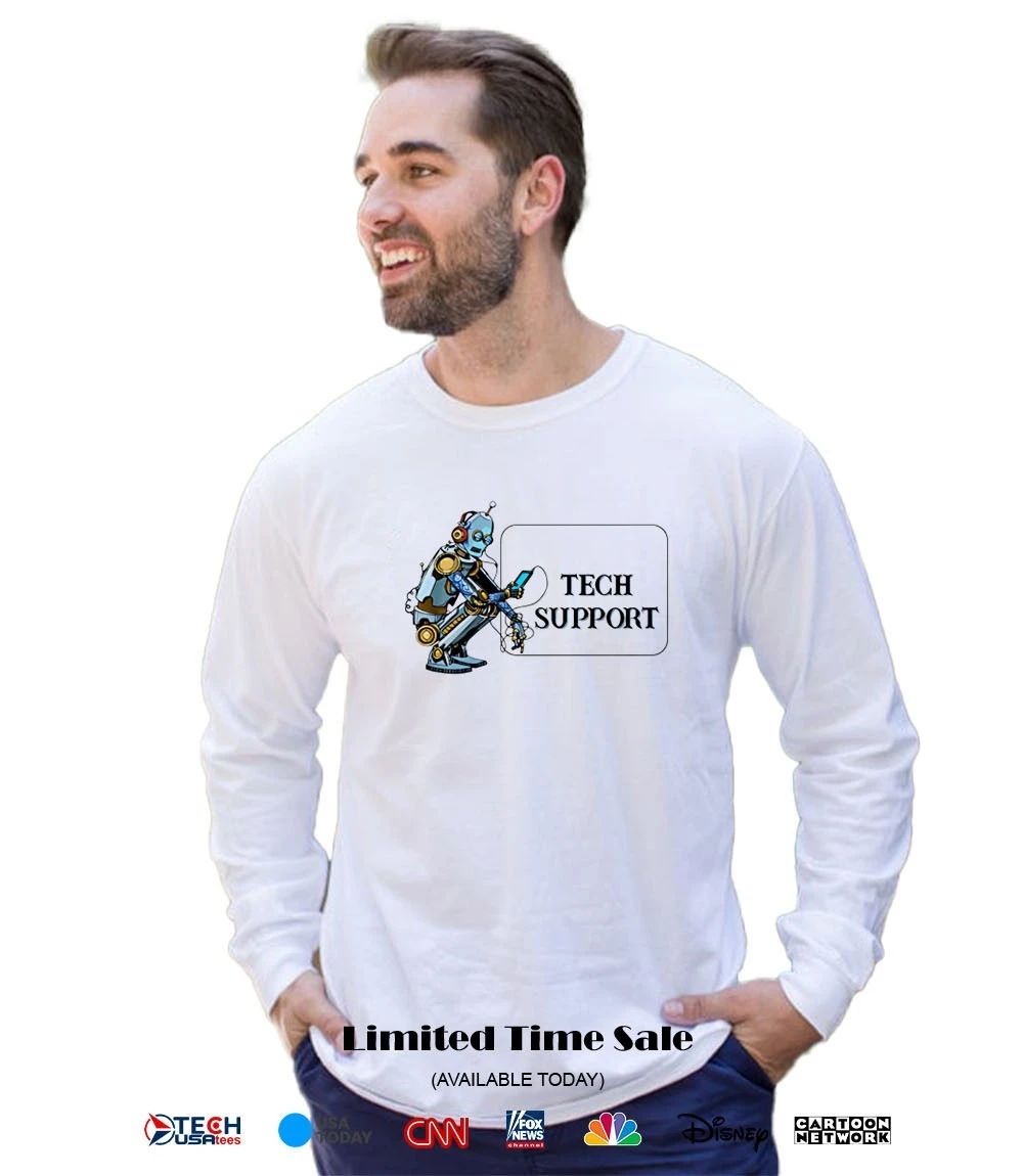 Tech Support robot shirt