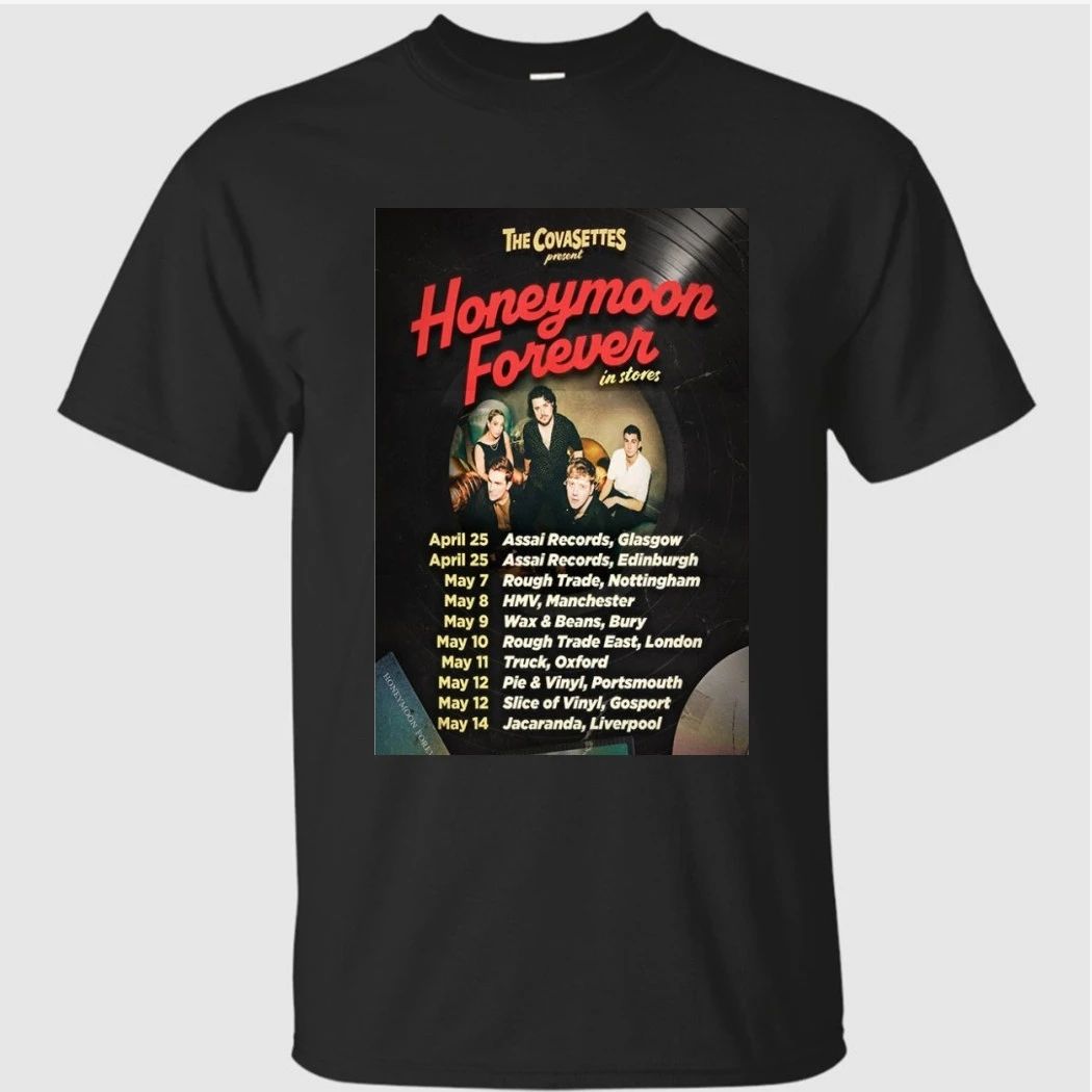 The Covasettes Honeymoon Forver 2026 Poster Shirt