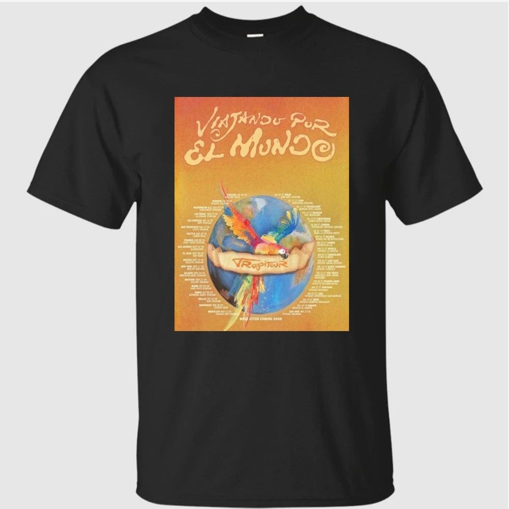 Karol G Viajando Por El Mundo Tropi Tour 2026 Kick Off In Chicago On July 24th Poster Shirt